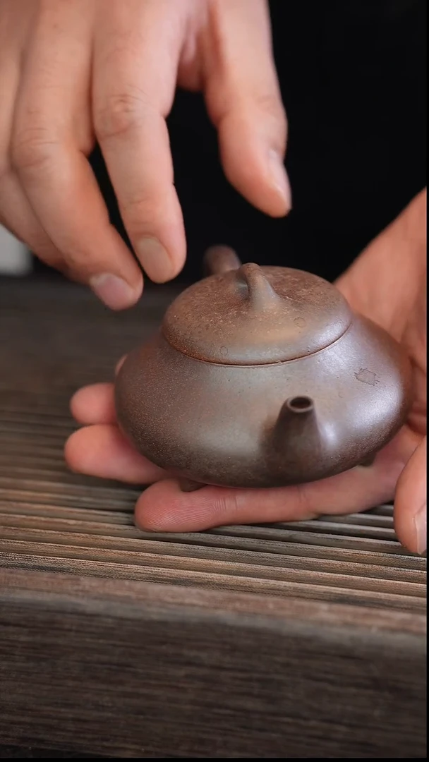 茶壶紫砂180cc 宽口