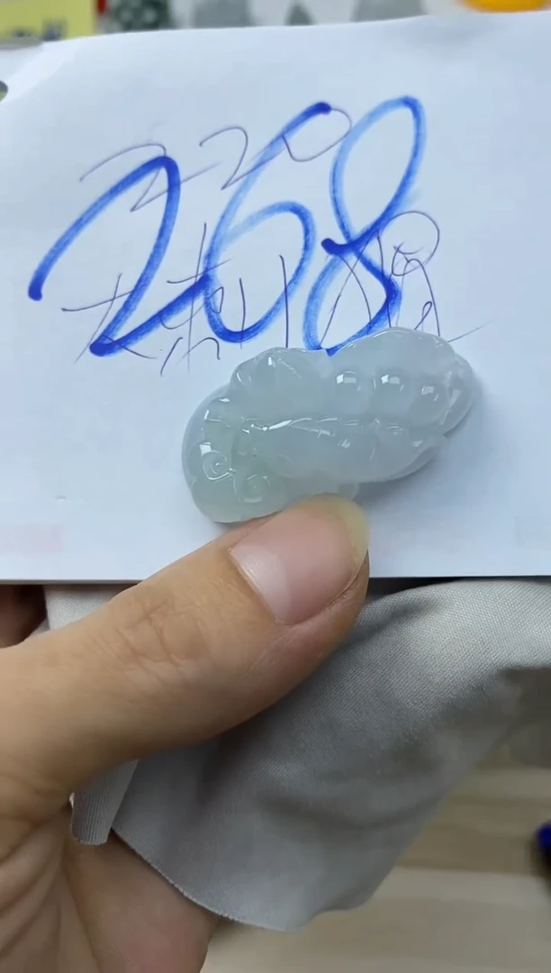 颈饰未镶嵌翡翠大*猬54天然缅甸翡翠A货分4单
