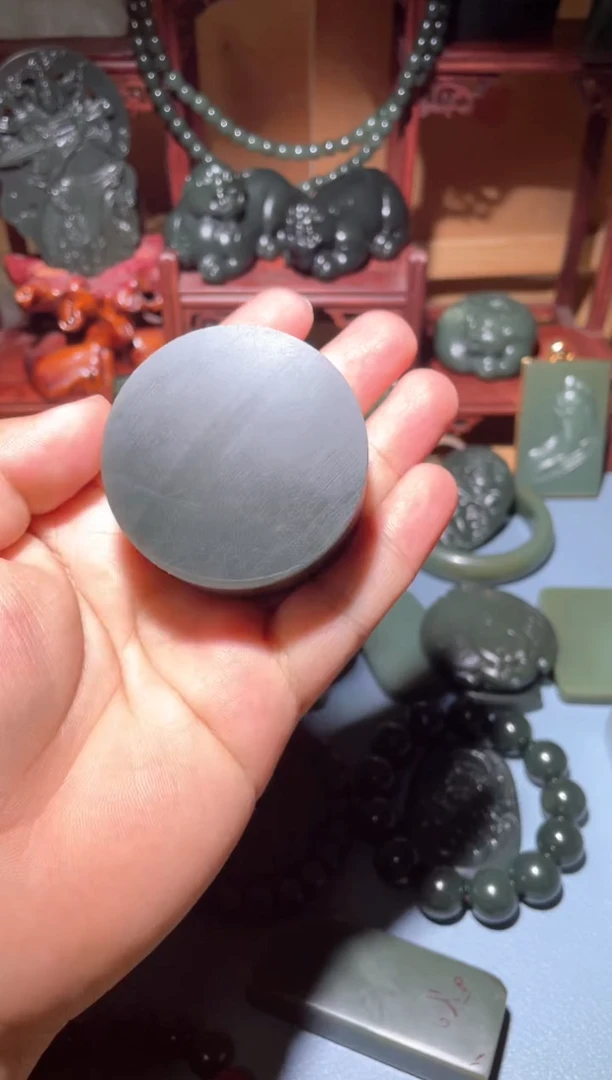 颈饰未镶嵌和田玉（青玉）用****611