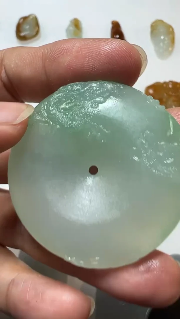未镶嵌定制翡翠扣子