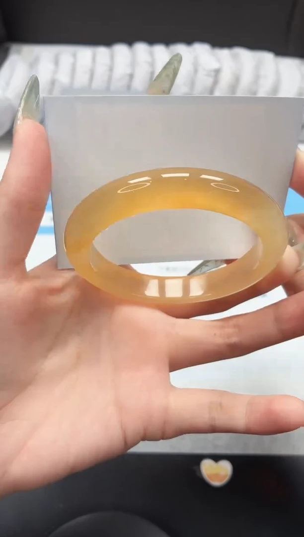 石英质玉手镯未镶嵌263/香槟58.1