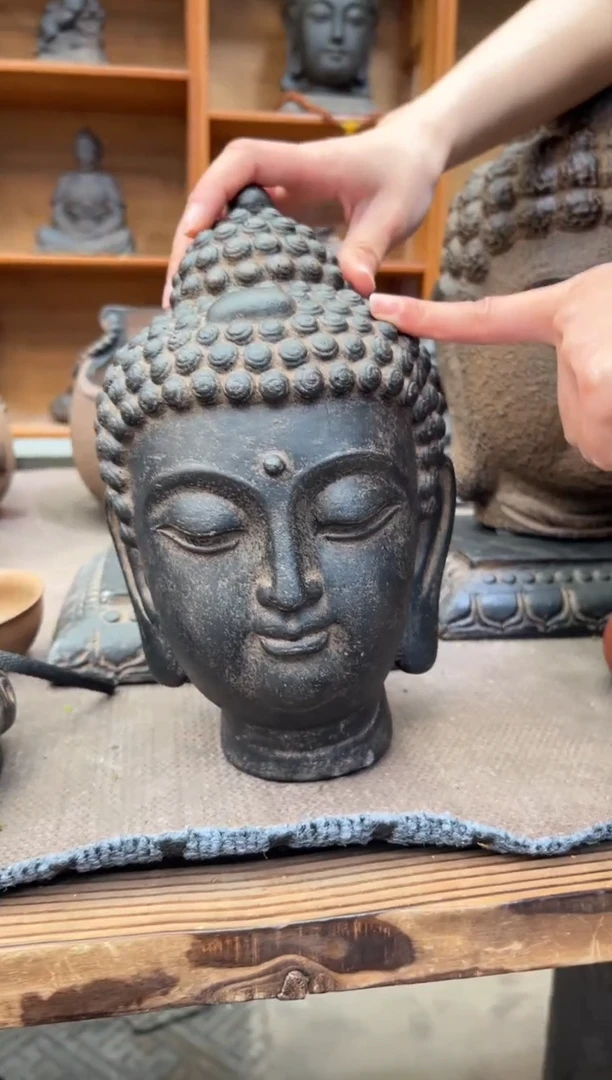 陶土【火山泥】小佛首