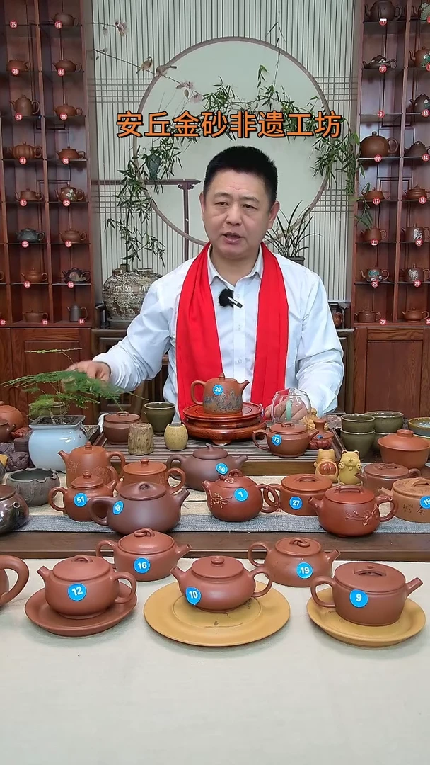 【闪购商品】张勇金砂汉铎彩绘壶