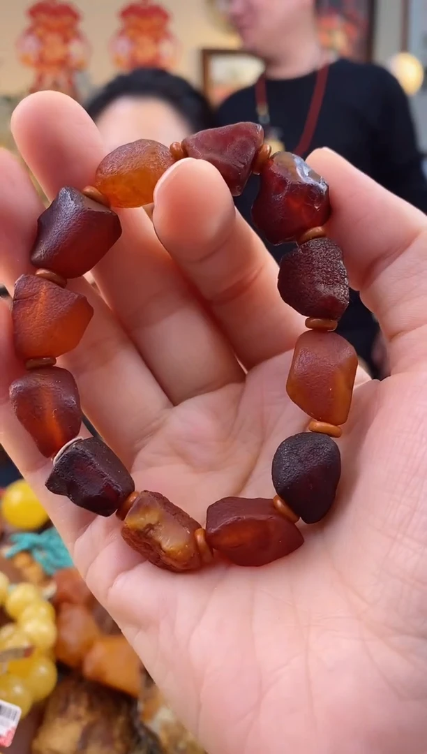 【闪购商品】琥珀手串未镶嵌手串
