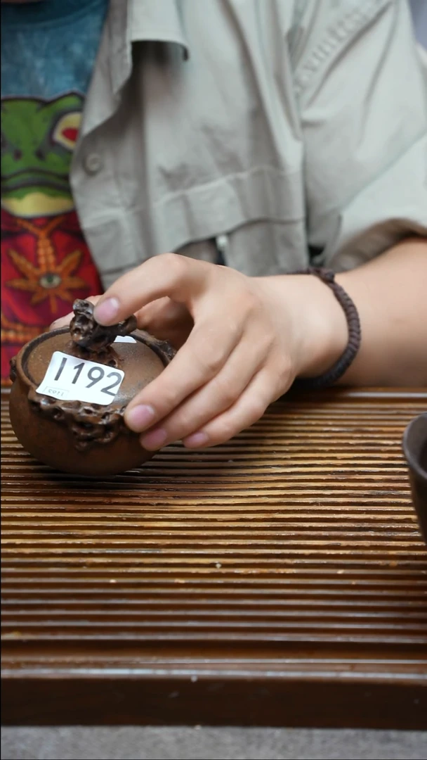 万古烧粗陶手工茶具