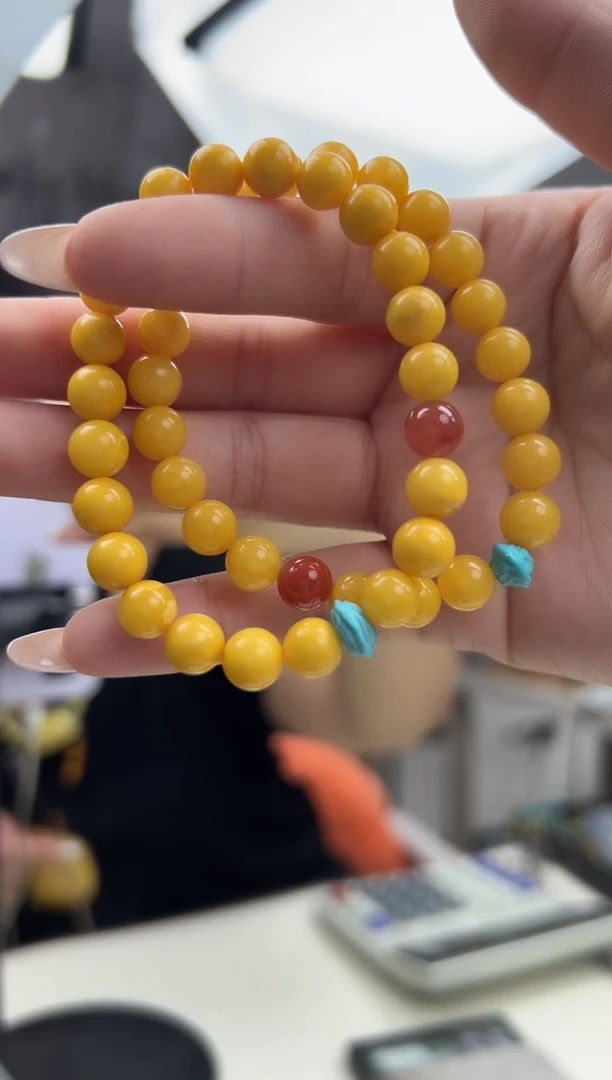 裸石琥珀未镶嵌琥珀蜜蜡手串多样性发一条