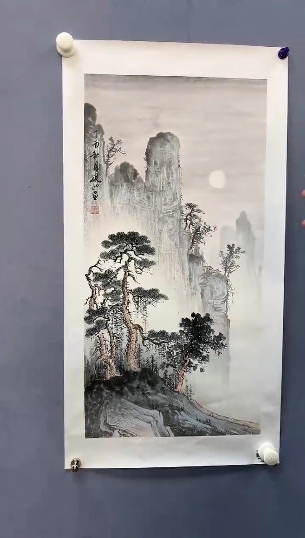 【闪购商品】绘画刘伟-2平尺-山水-纸片