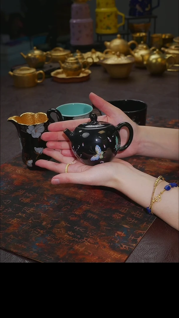 杯【宜景窑黑帝系列】壶