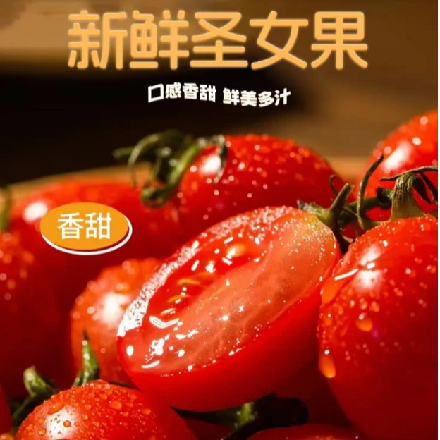 【官方特惠】广东电白-中大果千禧精选圣女果 新鲜水果 口感鲜美  京东包邮 次日达10颗以内裂果不售后