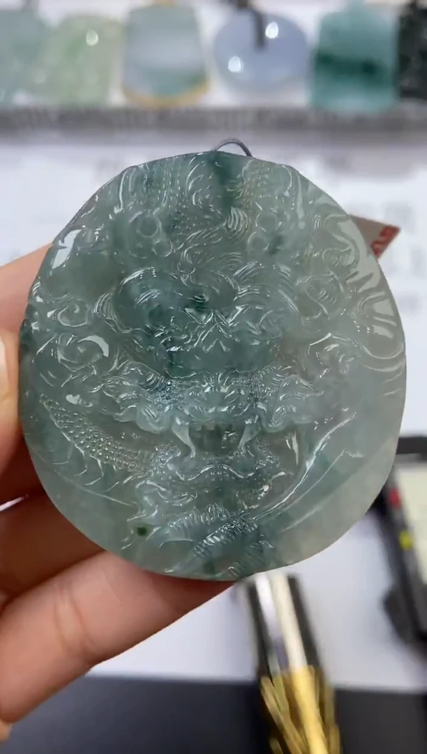 未镶嵌挂件翡翠372338  多人