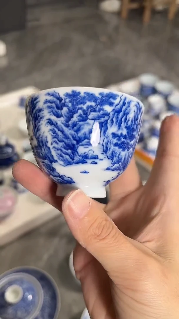 摆件瓷景德镇精品茶器