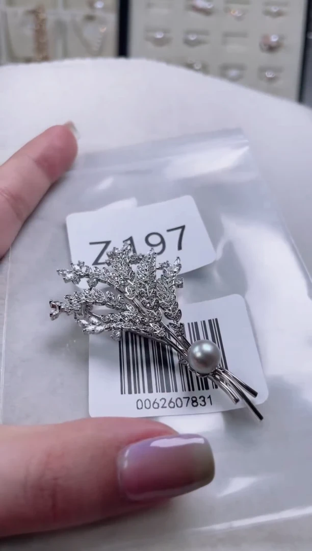 【闪购商品】海水珍珠胸针未镶嵌Z197