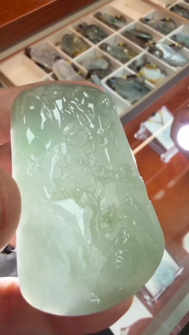 未镶嵌挂件翡翠A货翡翠多样性孤品