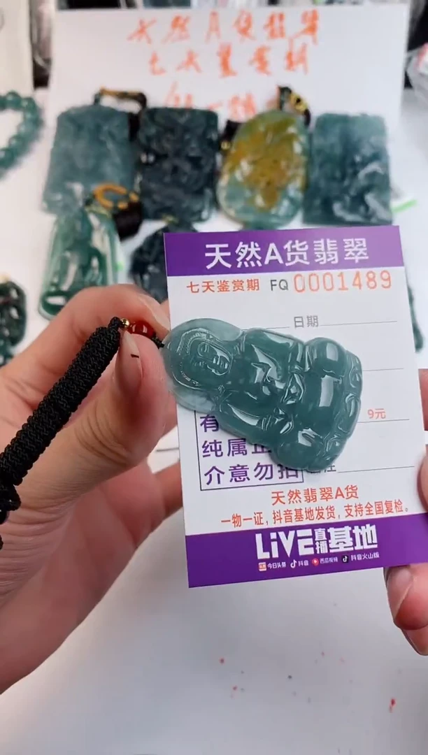 颈饰未镶嵌翡翠