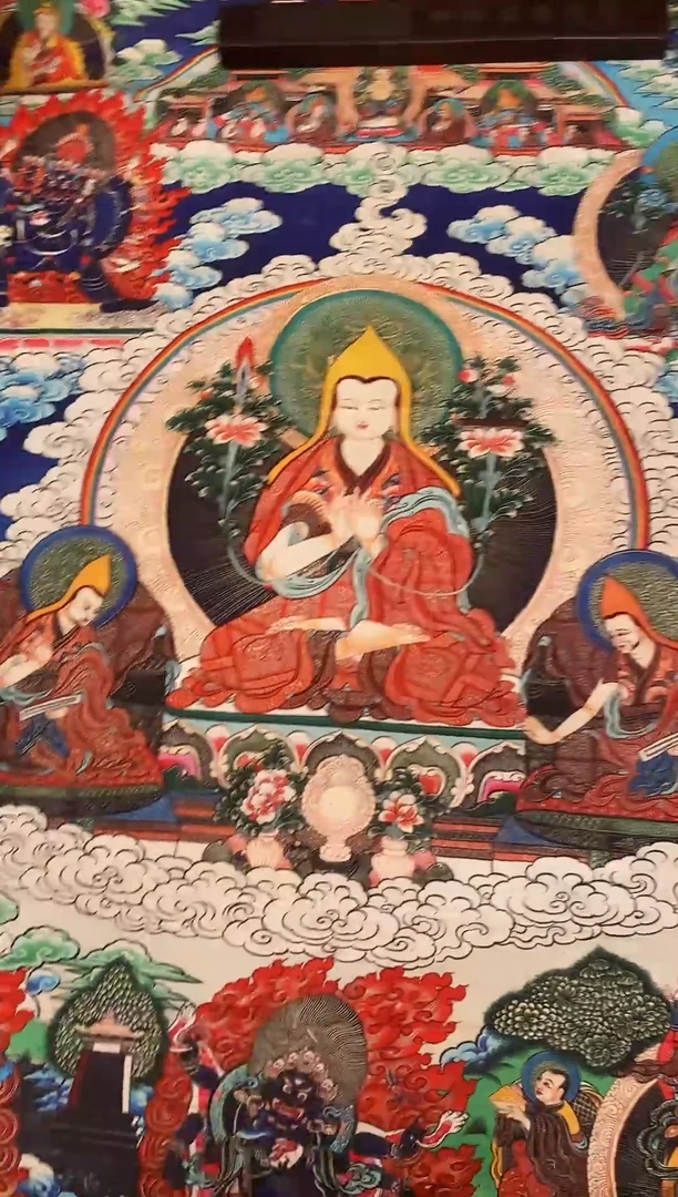 装裱画精美唐卡tk16015