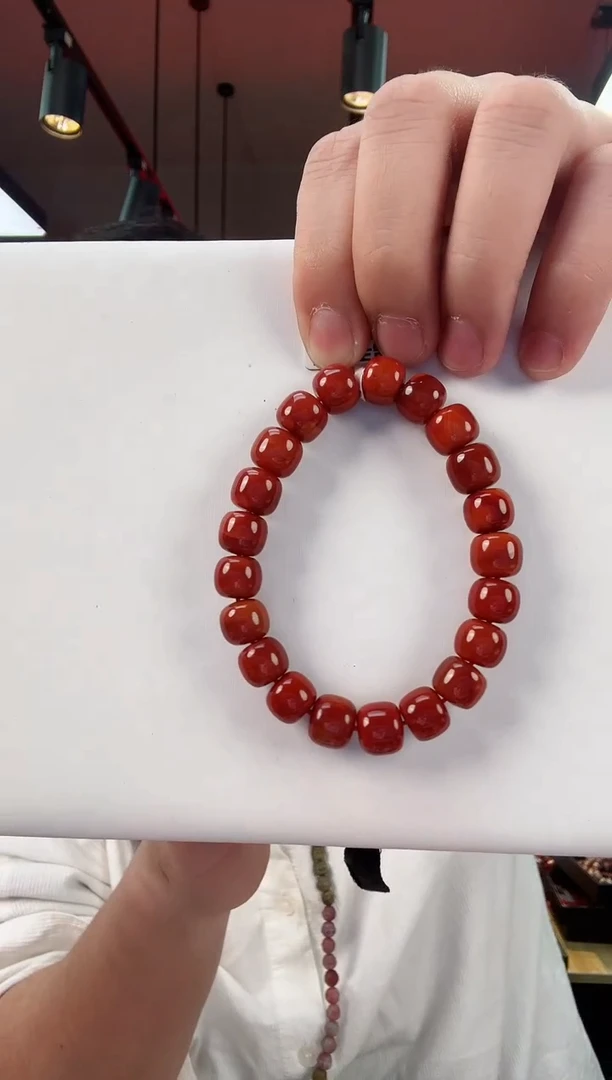 【闪购商品】南红玛瑙瓦西老型手串10+未镶嵌一个/条