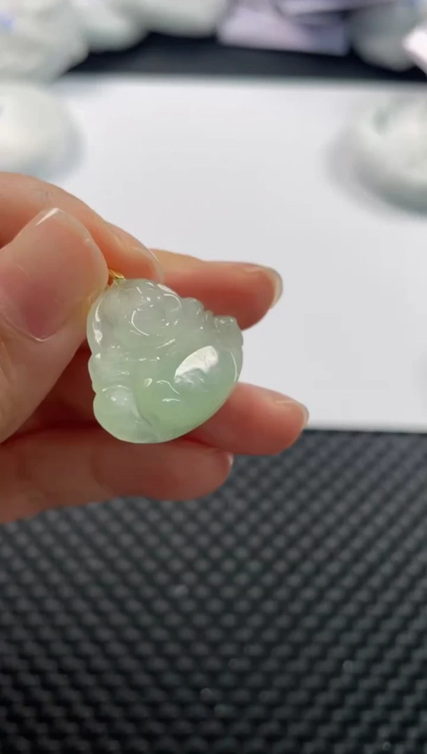 颈饰未镶嵌翡翠 8596 佛公