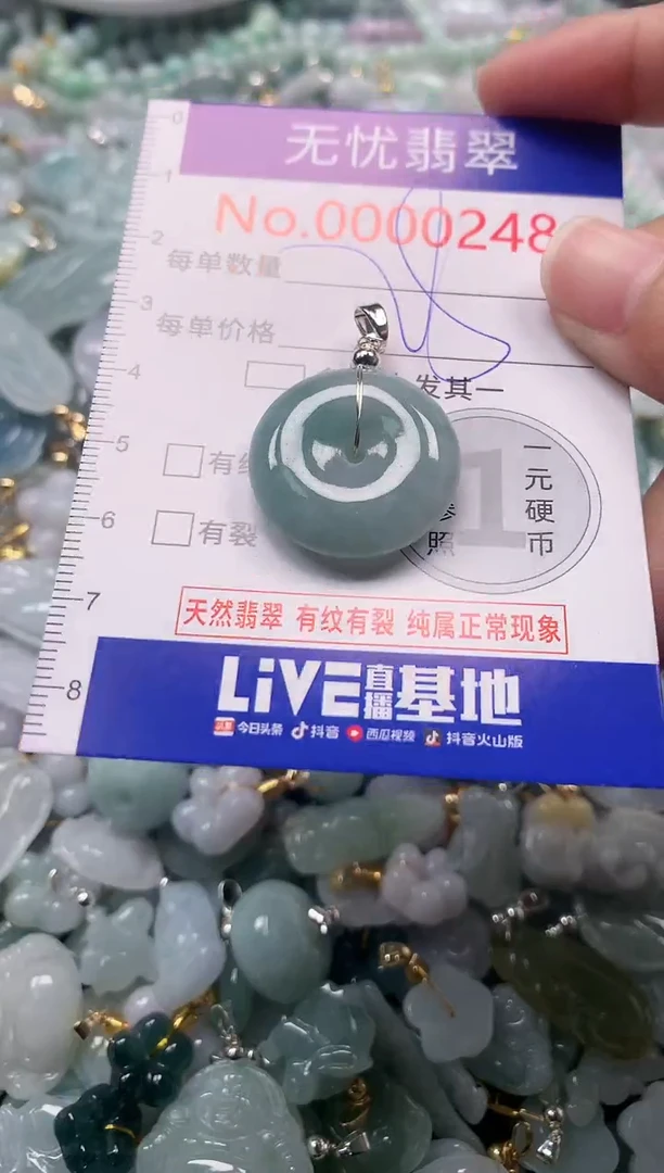 吊坠(不含链)未镶嵌翡翠248