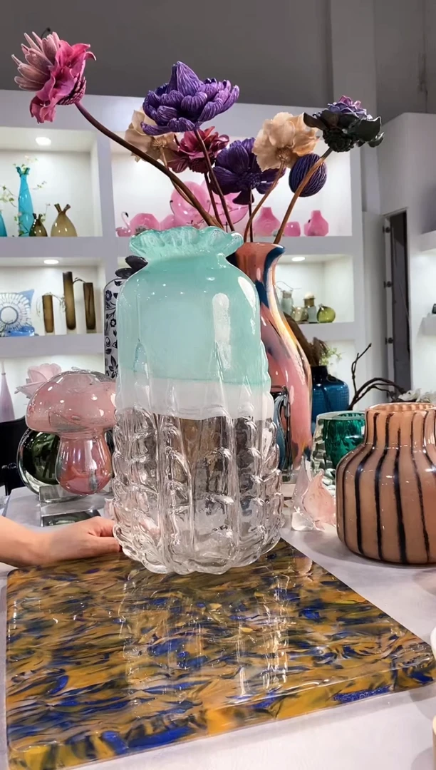 加***啡慕忆家手作琉璃花瓶