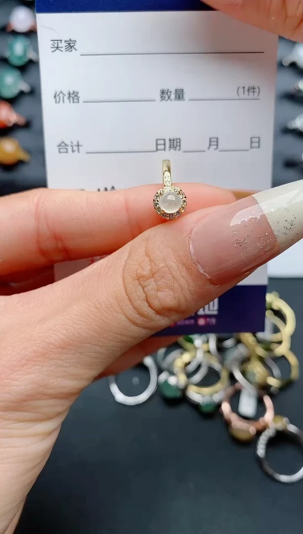 【闪购商品】翡翠戒指银S925镶嵌..............
