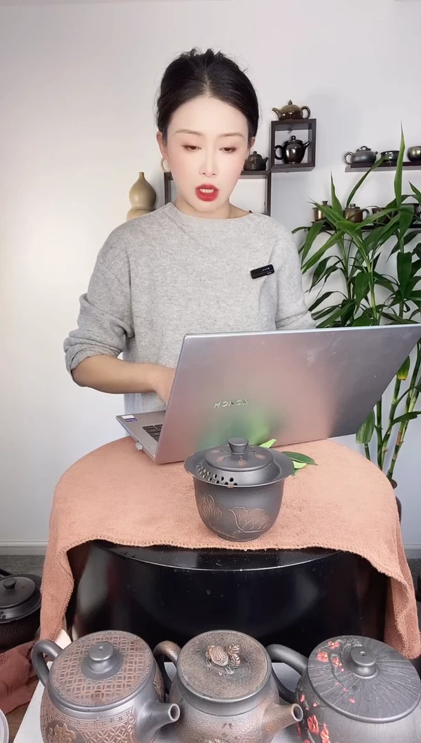 【闪购商品】壶建水紫陶荷花手抓壶全品