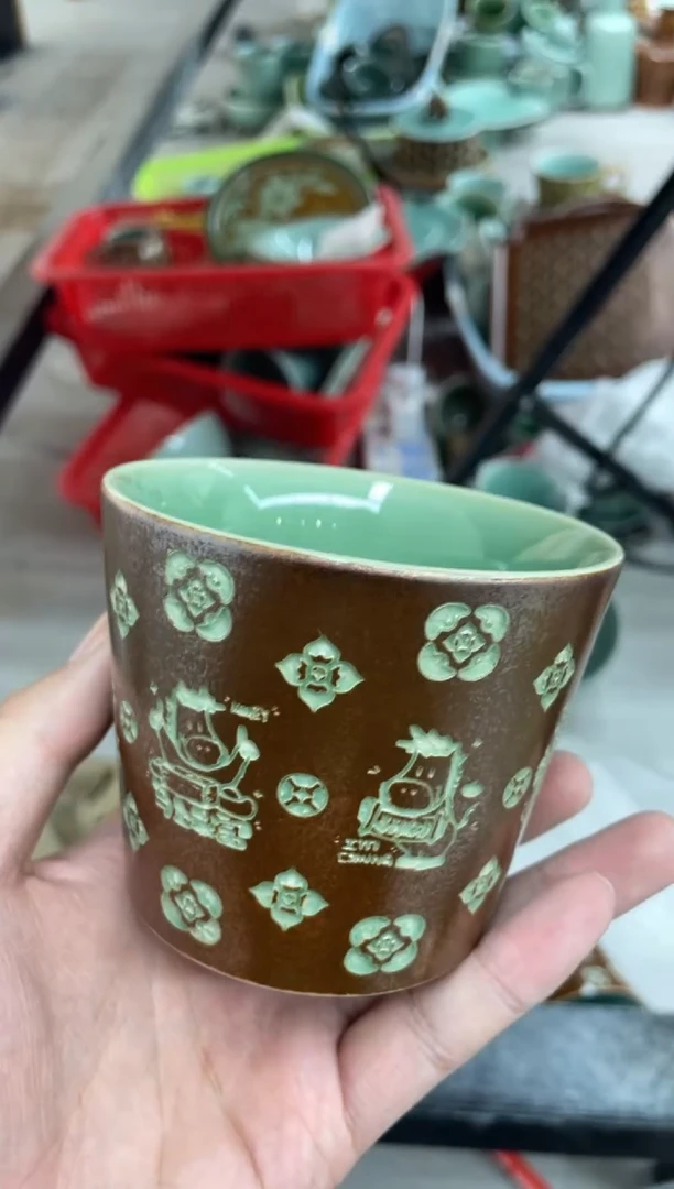 瓷特价福利 微瑕 慧仙青瓷