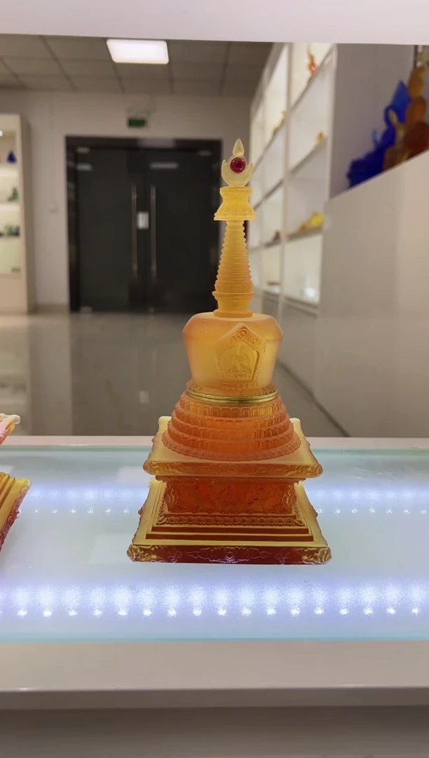 琉璃手工艺品古法琉璃舍利塔