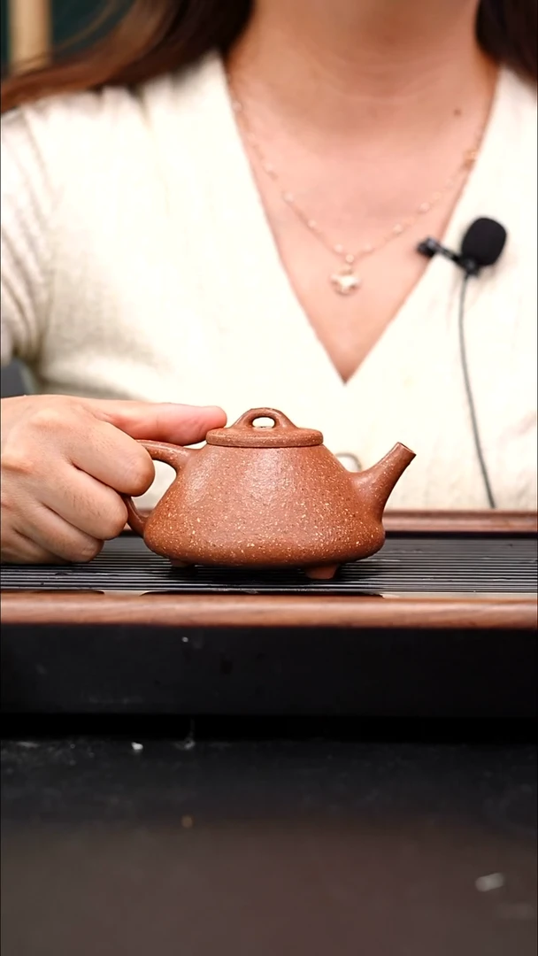 茶壶紫砂降坡8目粗砂子冶石瓢200