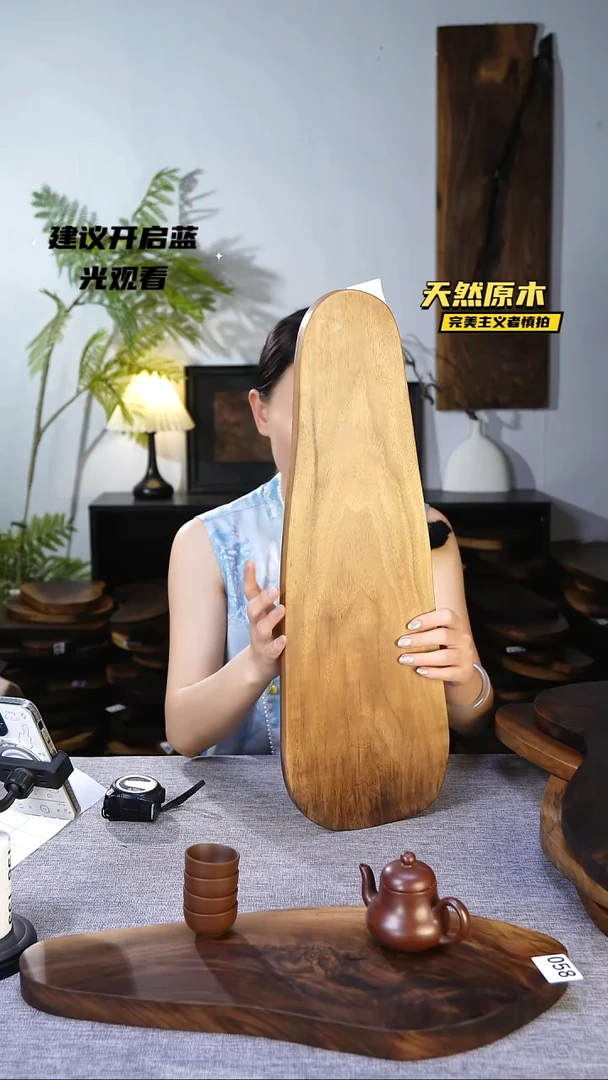 木北美黑胡桃原木.干裂疤结不属于商品质量问题完美主义者慎拍