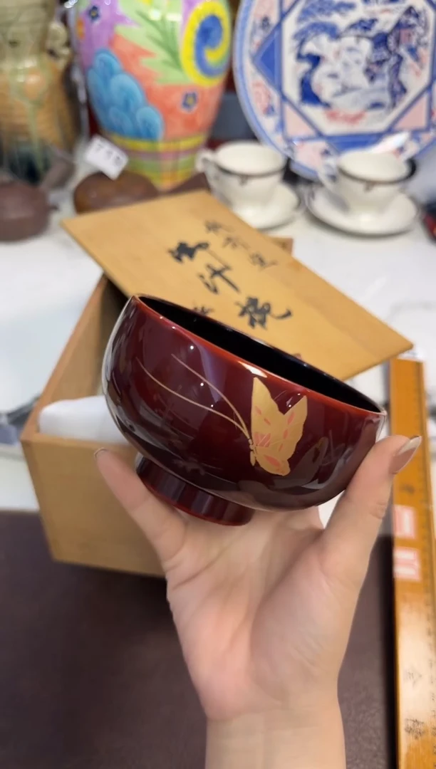 茶周边752木胎大漆5只