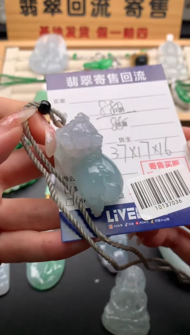 翡翠未镶嵌颈饰深****姐10137036