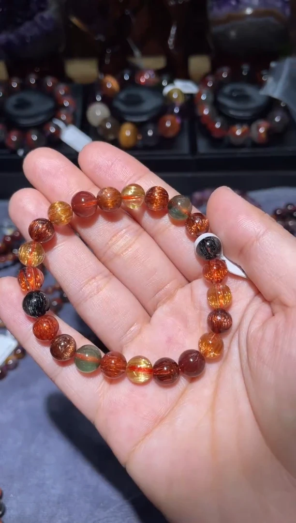 【闪购商品】水晶手链未镶嵌发晶8mm-229