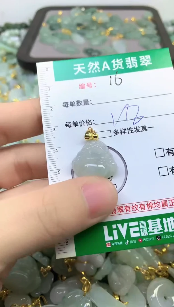 颈饰未镶嵌翡翠纯天然缅甸A货翡翠