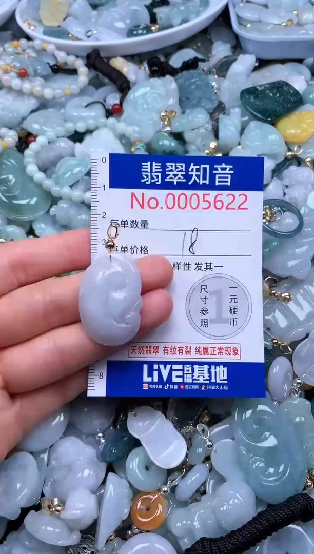 翡翠未镶嵌吊坠(不含链)5622