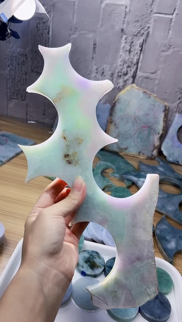 颈饰未镶嵌翡翠天然翡翠A货887