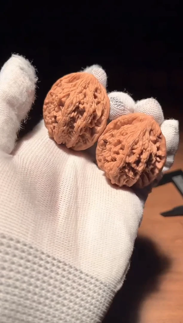 吊坠文玩核桃麦穗虎头