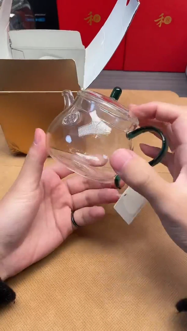 【闪购商品】禾器/晶彩青云壶/墨绿样品