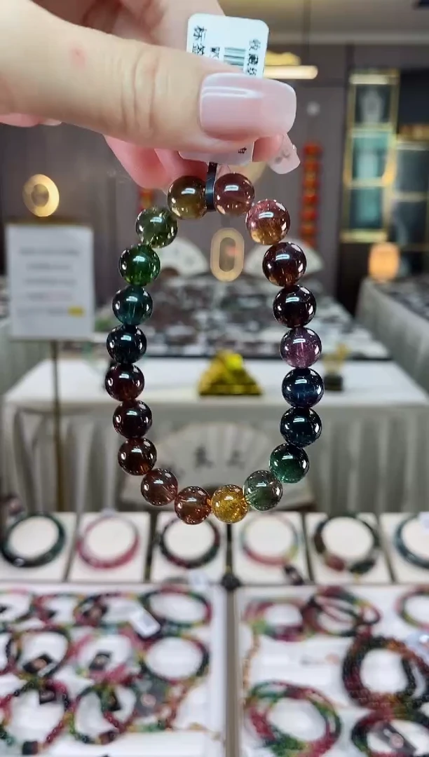 【闪购商品】碧玺单圈手串9mm+未镶嵌（多样性发一条）hon