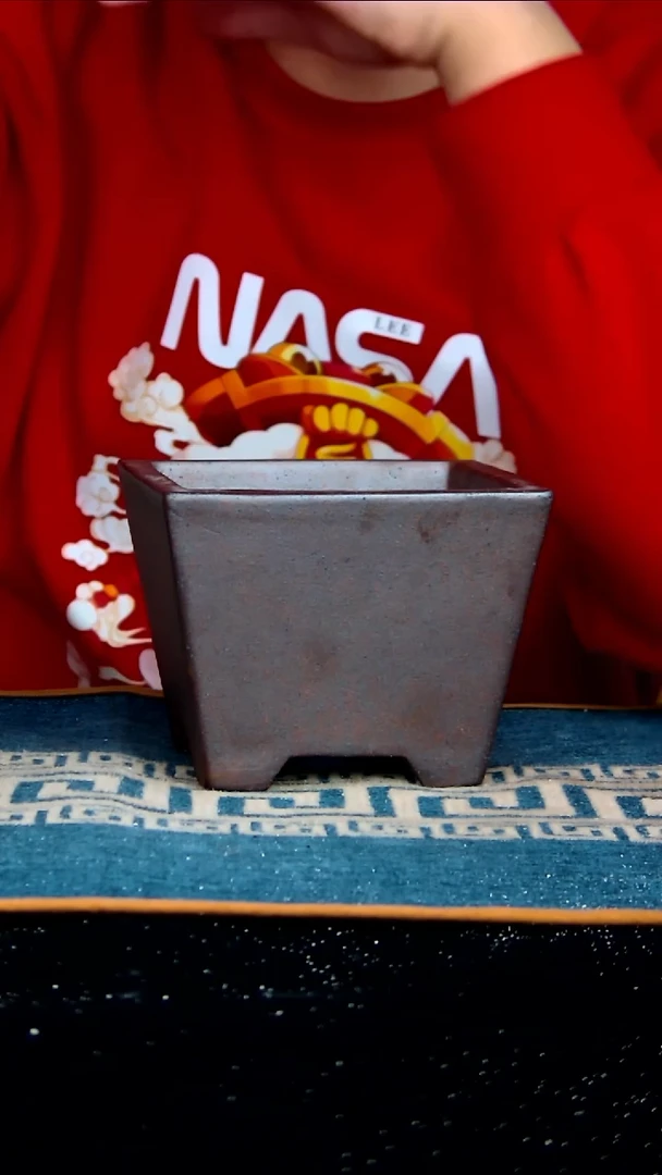 【闪购商品】紫砂花盆11*8.5内径紫砂花盆