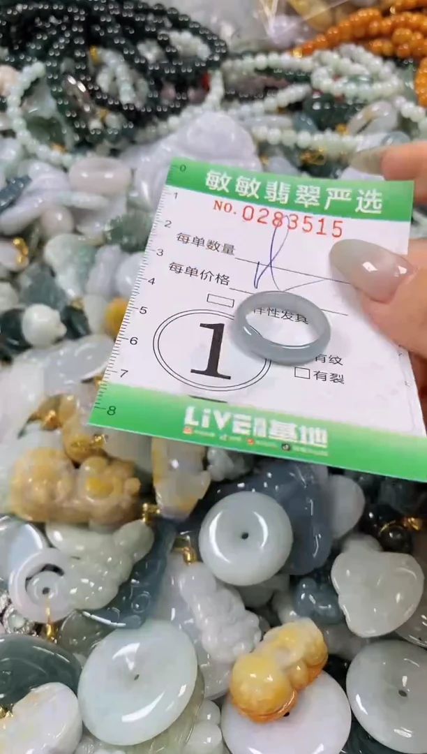 翡翠未镶嵌颈饰闪购0283515