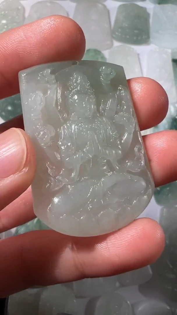 未镶嵌定制翡翠千手