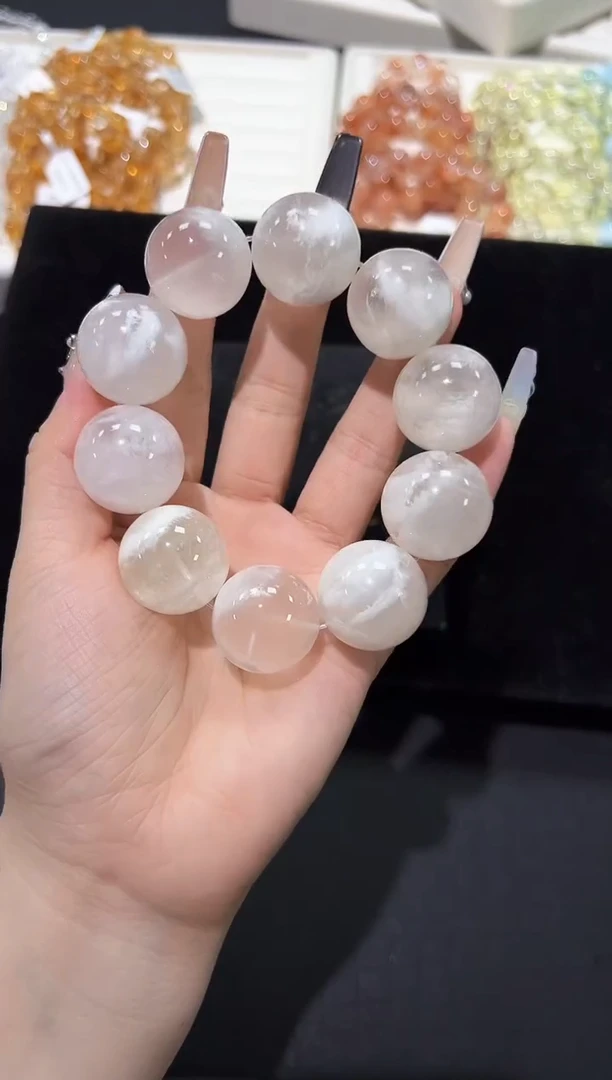 水晶手链未镶嵌51t多样性发其一【1条】默认微瑕22mm