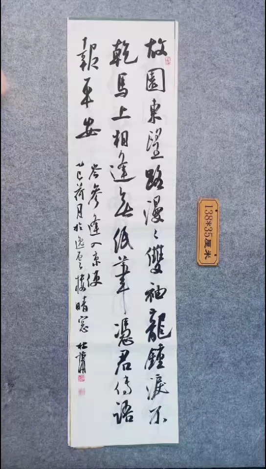 书法112中书协 杜潇书法放漏