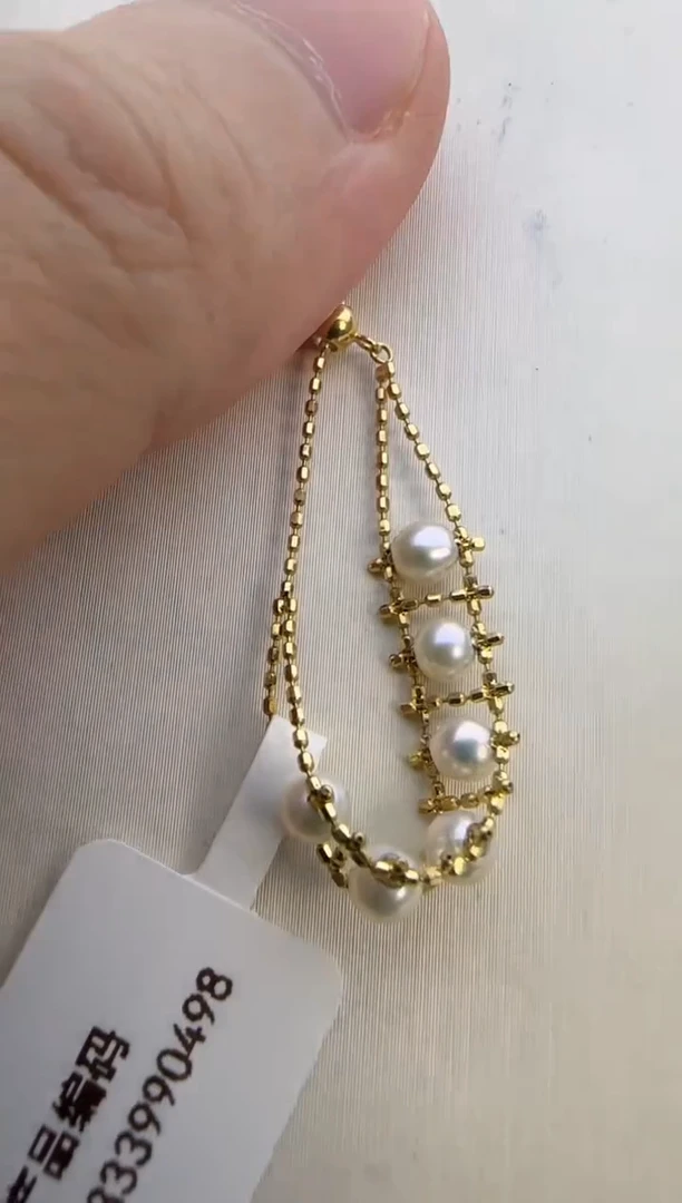 【闪购商品】淡水珍珠戒指18K金镶嵌1