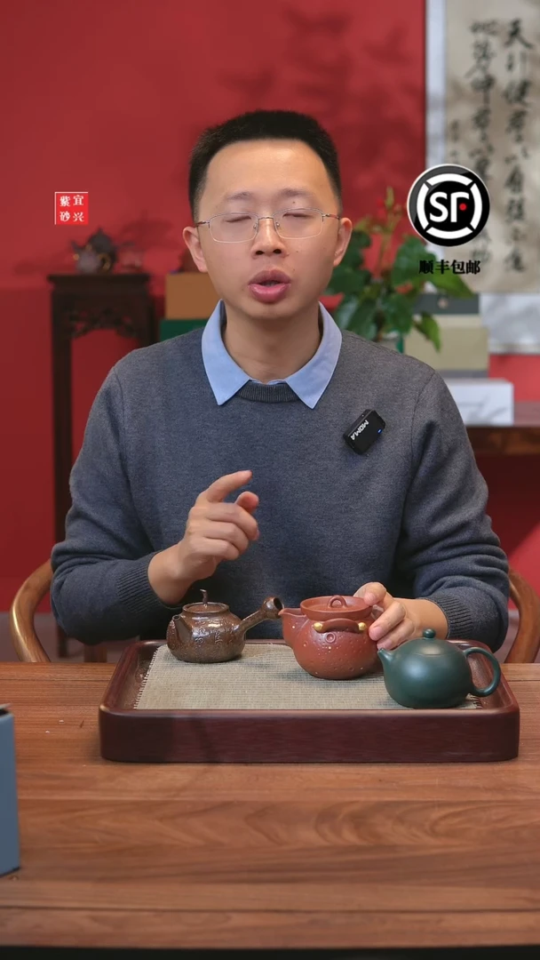【闪购商品】紫砂茶壶紫砂壶苏门打蜡青西施柴烧七碗茶手抓宝瓶