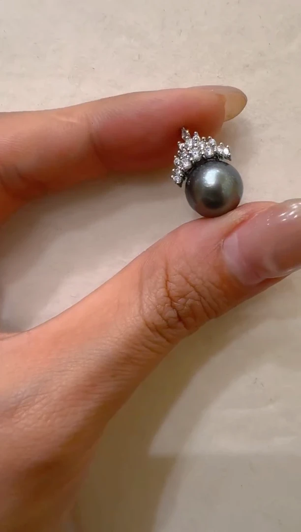 吊坠(不含链)18K金镶嵌海水珍珠多样性团购发一件