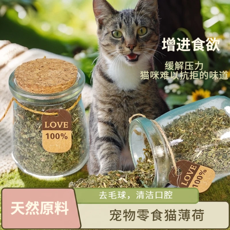 猫薄荷粉末骗喝水可食用猫薄荷毛球高纯度猫薄荷清新口气促消化