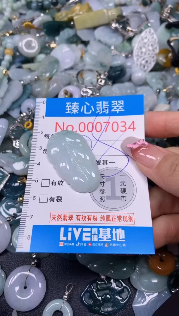 【闪购商品】翡翠颈饰未镶嵌含绳0007034