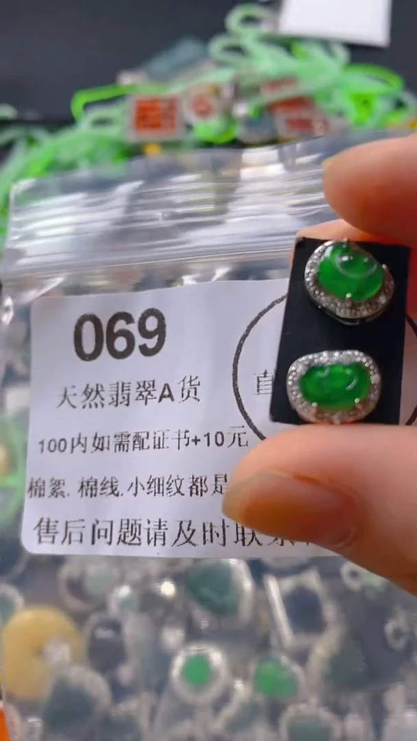 翡翠未镶嵌吊坠(不含链)069.。。。。
