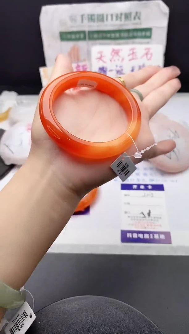 未镶嵌手镯石英质玉j105-HHB58+